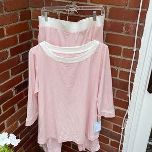 NEW Carole Hochman pink 2 piece PJ’s Loungewear XL